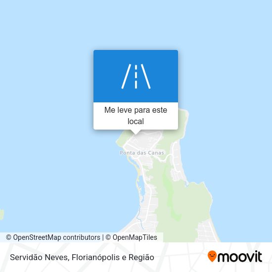 Servidão Neves mapa