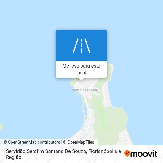 Servidão Serafim Santana De Souza mapa