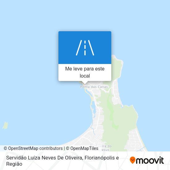 Servidão Luíza Neves De Oliveira mapa
