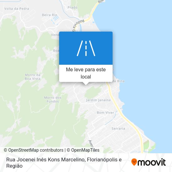 Rua Jocenei Inês Kons Marcelino mapa