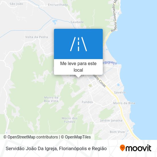 Servidão João Da Igreja mapa