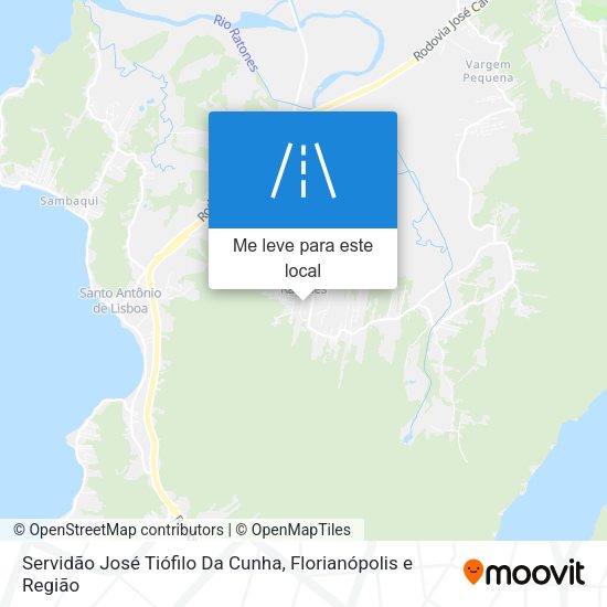 Servidão José Tiófilo Da Cunha mapa