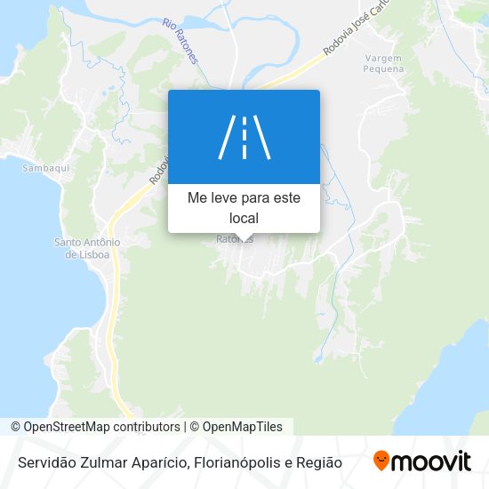 Servidão Zulmar Aparício mapa