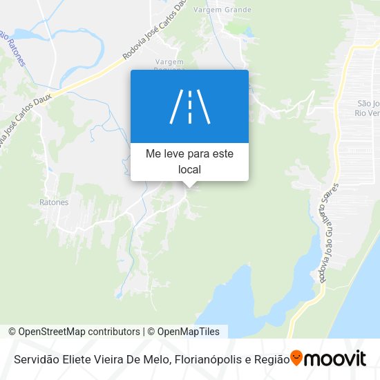 Servidão Eliete Vieira De Melo mapa