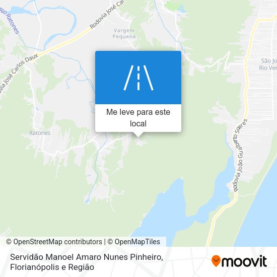 Servidão Manoel Amaro Nunes Pinheiro mapa