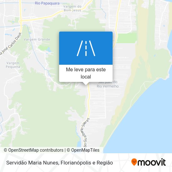 Servidão Maria Nunes mapa