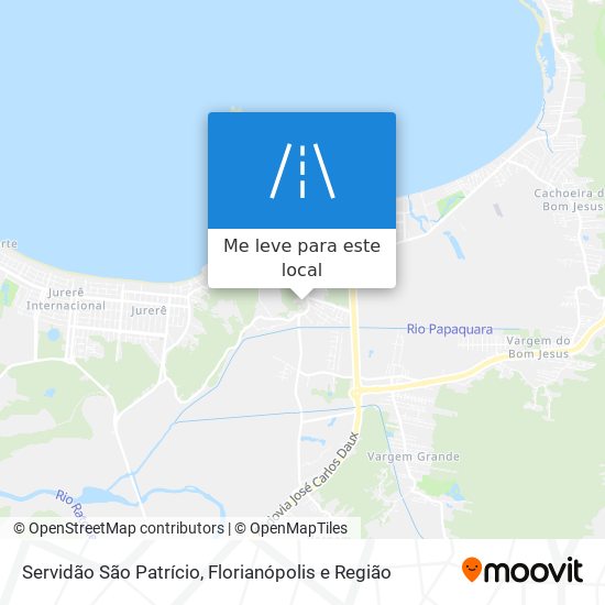 Servidão São Patrício mapa