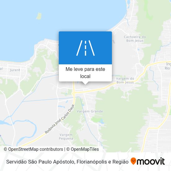 Servidão São Paulo Apóstolo mapa