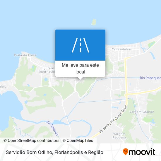 Servidão Bom Odilho mapa