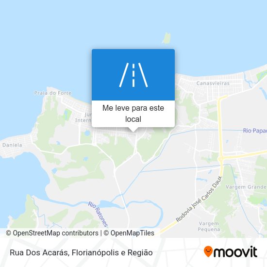 Rua Dos Acarás mapa