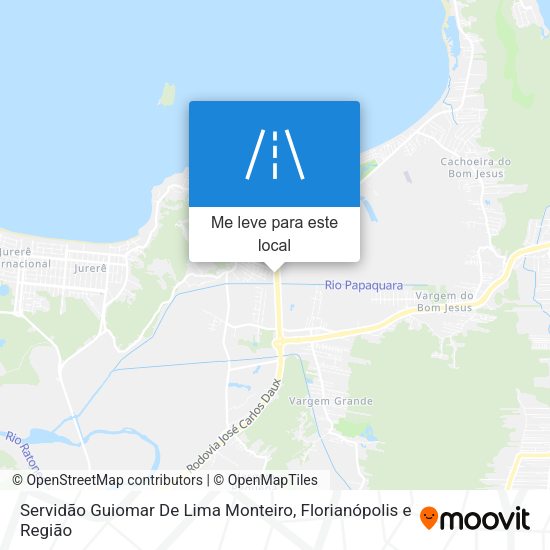 Servidão Guiomar De Lima Monteiro mapa