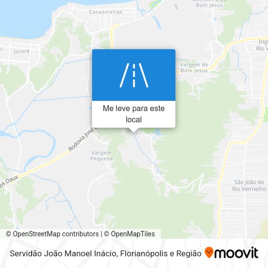 Servidão João Manoel Inácio mapa
