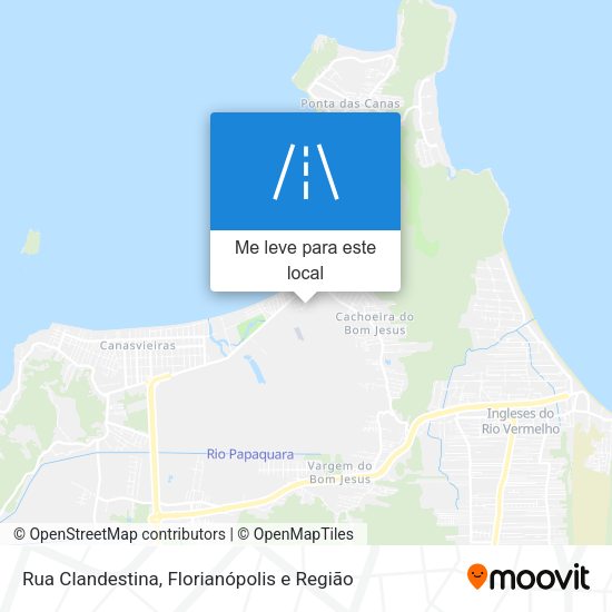 Rua Clandestina mapa