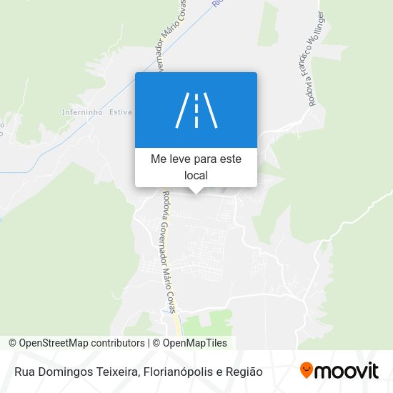 Rua Domingos Teixeira mapa