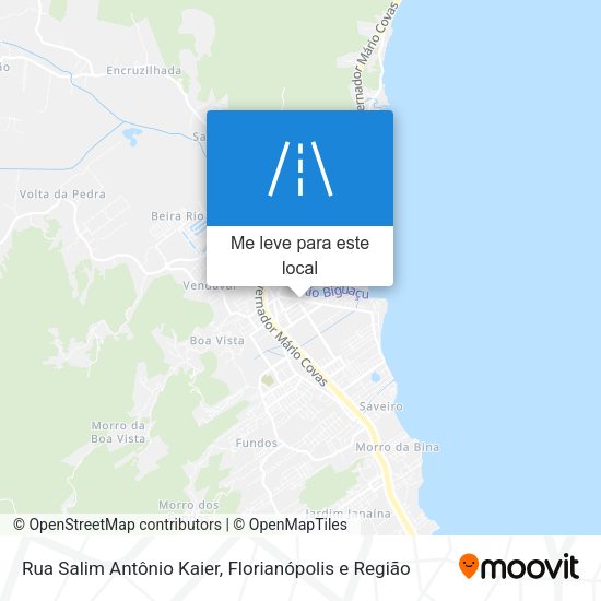 Rua Salim Antônio Kaier mapa