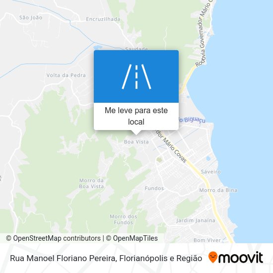Rua Manoel Floriano Pereira mapa
