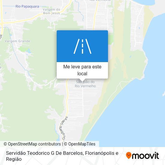 Servidão Teodorico G De Barcelos mapa