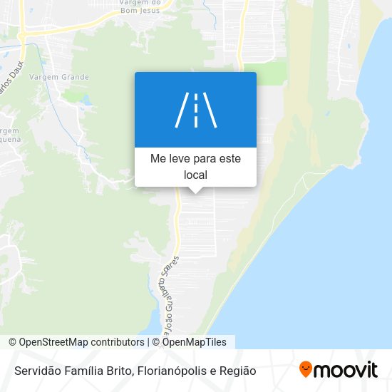 Servidão Família Brito mapa