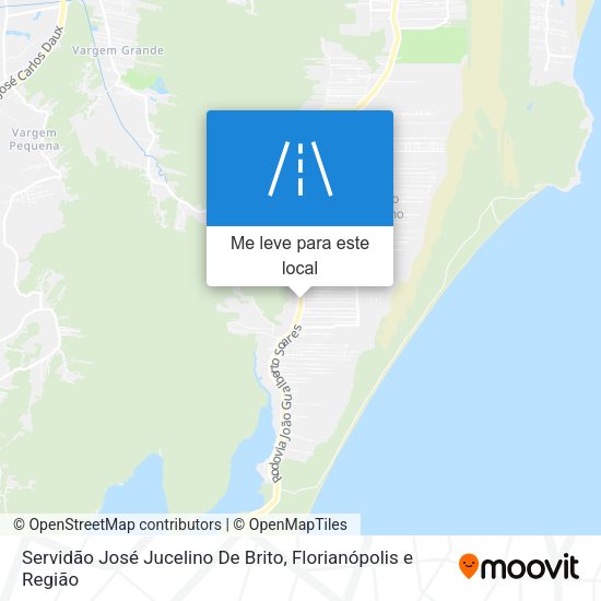 Servidão José Jucelino De Brito mapa