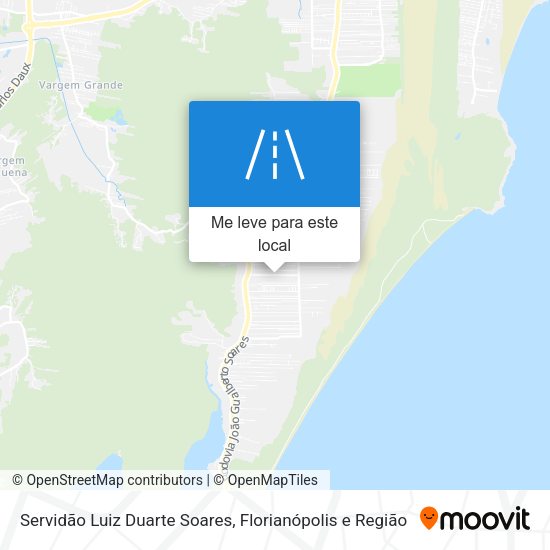 Servidão Luiz Duarte Soares mapa
