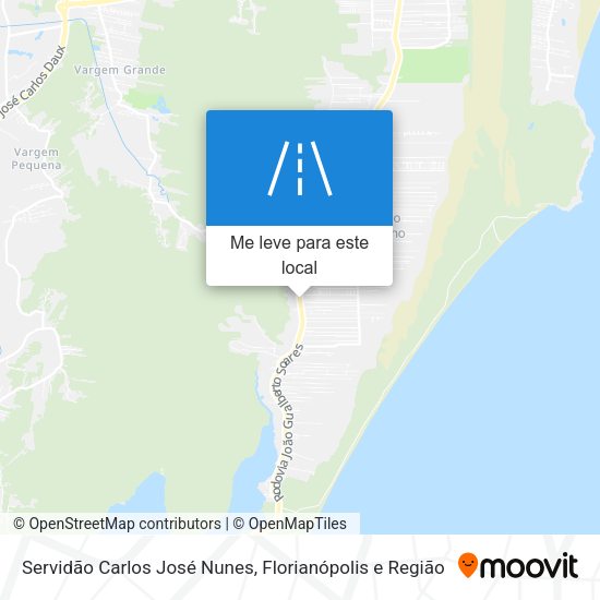Servidão Carlos José Nunes mapa