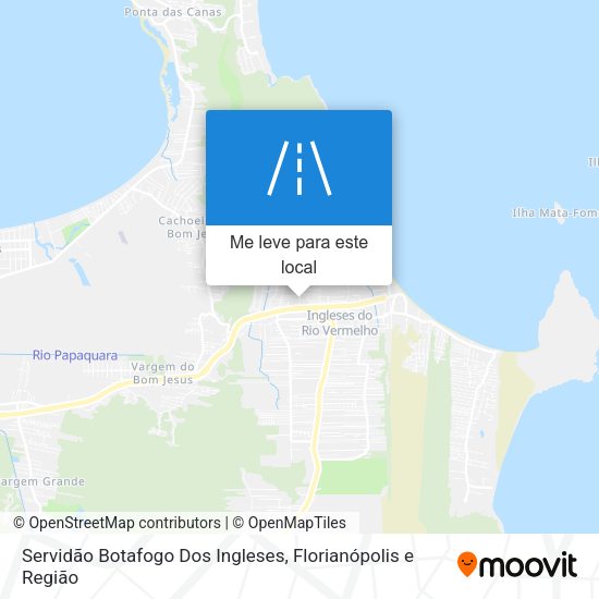 Servidão Botafogo Dos Ingleses mapa