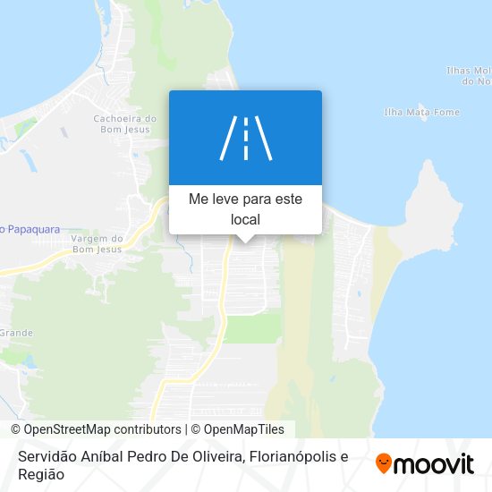 Servidão Aníbal Pedro De Oliveira mapa