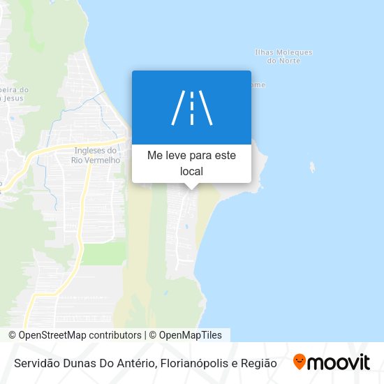 Servidão Dunas Do Antério mapa
