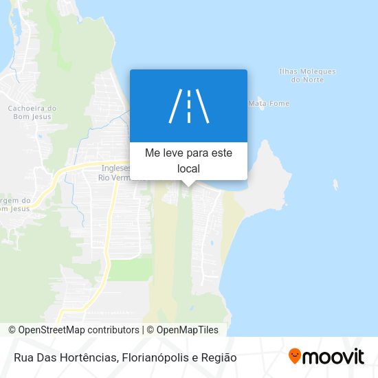 Rua Das Hortências mapa