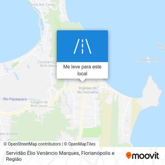 Servidão Élio Venâncio Marques mapa