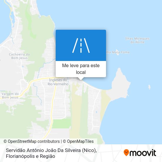 Servidão Antônio João Da Silveira (Nico) mapa