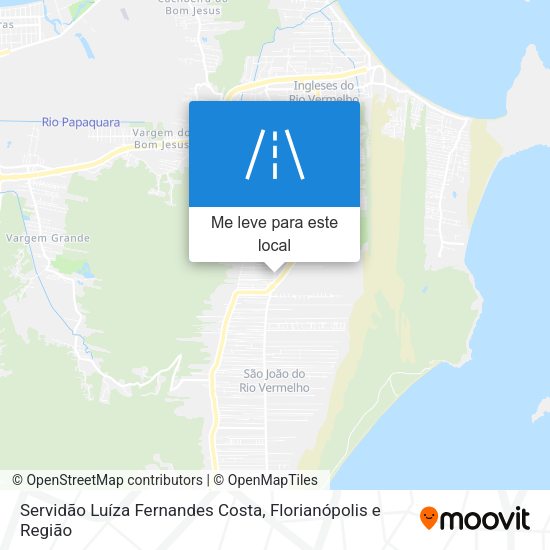 Servidão Luíza Fernandes Costa mapa