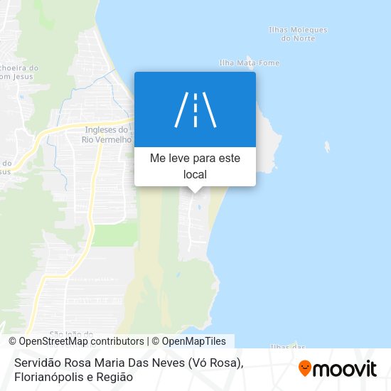 Servidão Rosa Maria Das Neves (Vó Rosa) mapa