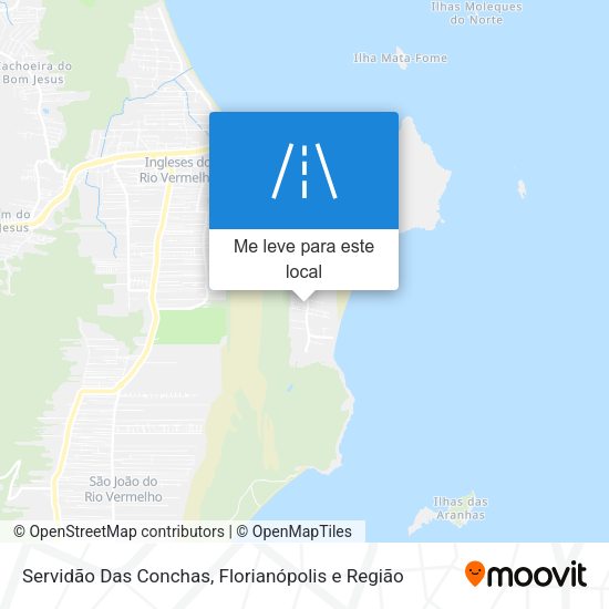Servidão Das Conchas mapa