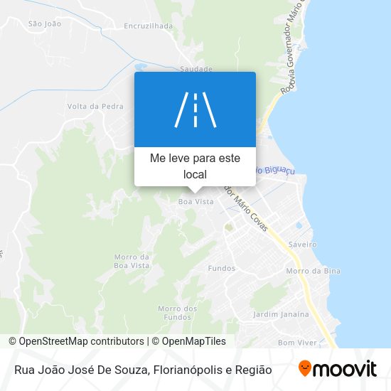 Rua João José De Souza mapa