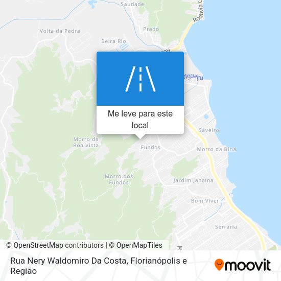 Rua Nery Waldomiro Da Costa mapa