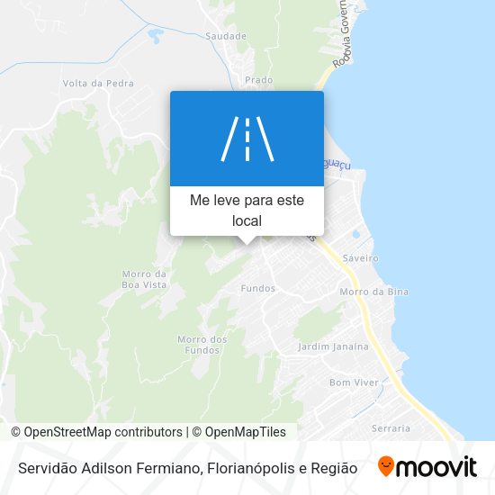 Servidão Adilson Fermiano mapa