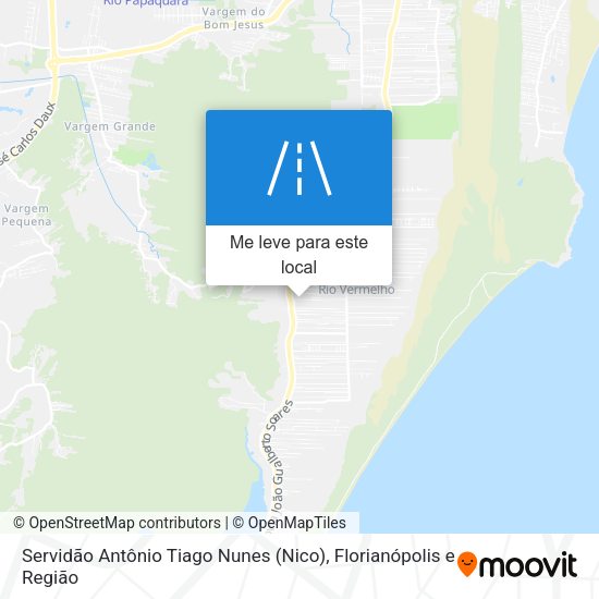 Servidão Antônio Tiago Nunes (Nico) mapa