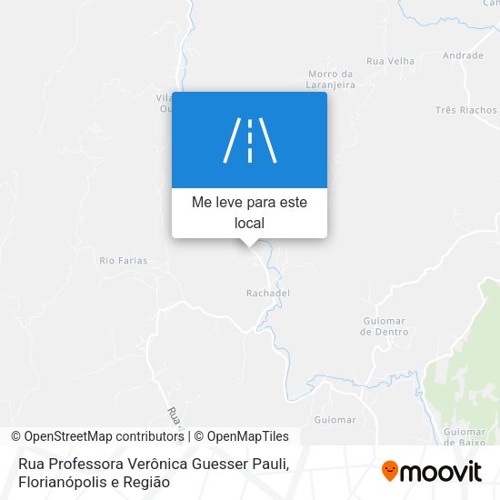 Rua Professora Verônica Guesser Pauli mapa