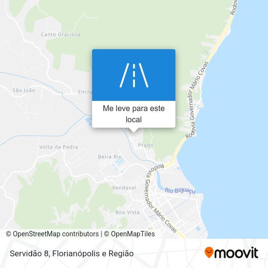 Servidão 8 mapa