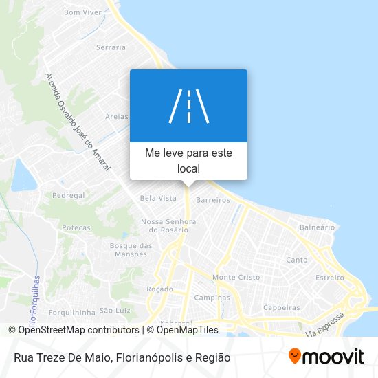 Rua Treze De Maio mapa