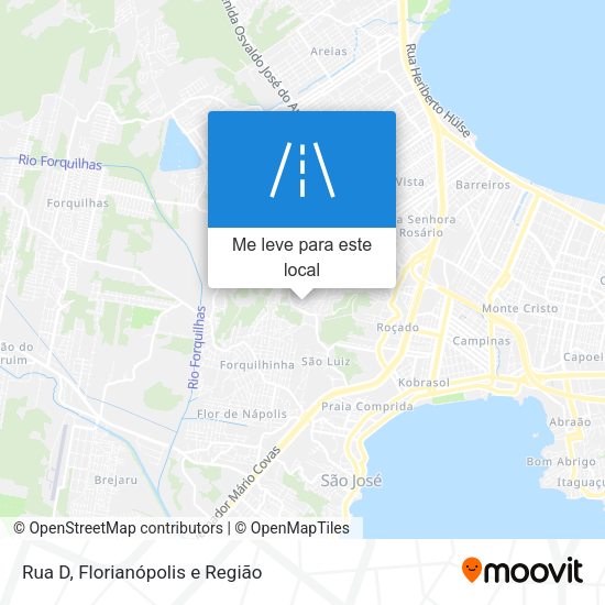 Rua D mapa
