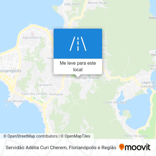 Servidão Adélia Curi Cherem mapa