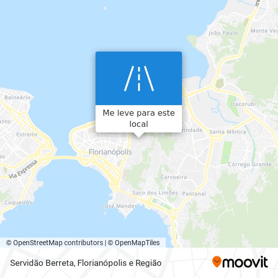 Servidão Berreta mapa