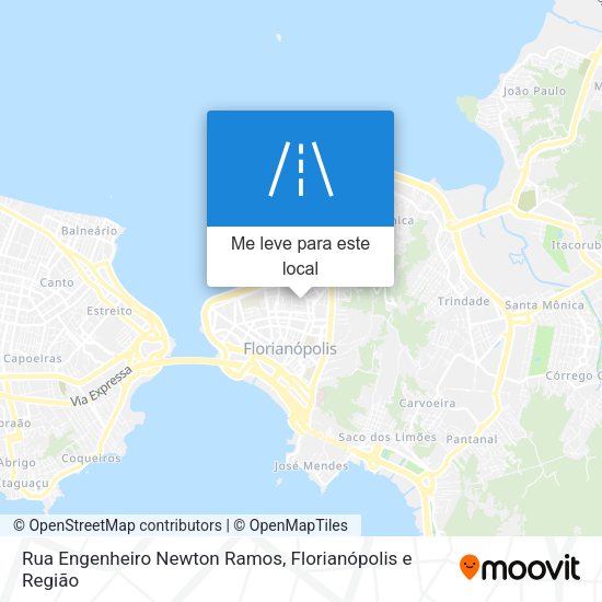 Rua Engenheiro Newton Ramos mapa