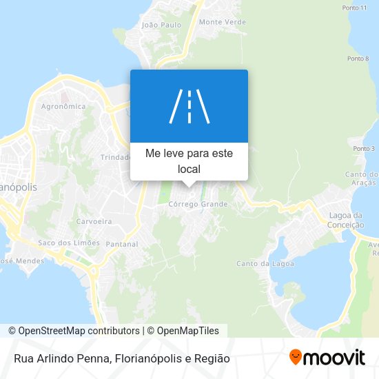 Rua Arlindo Penna mapa