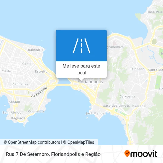 Rua 7 De Setembro mapa