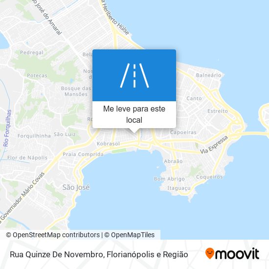 Rua Quinze De Novembro mapa