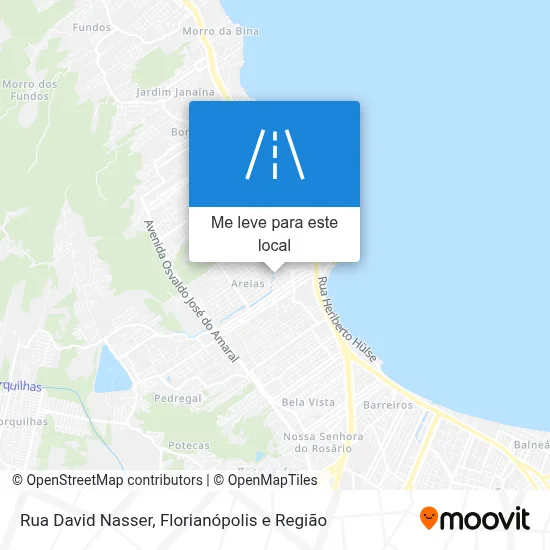 Rua David Nasser mapa