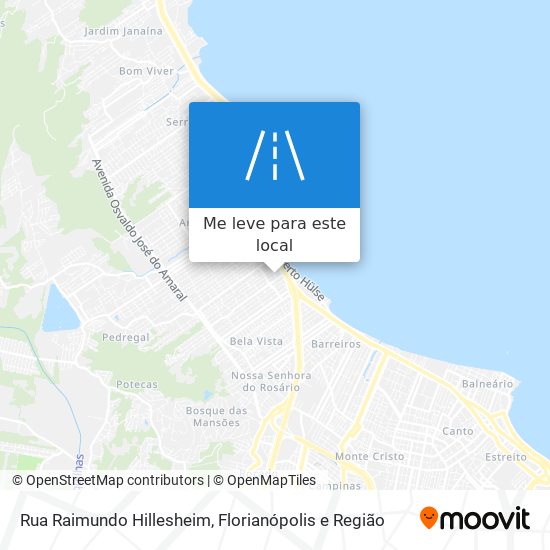 Rua Raimundo Hillesheim mapa